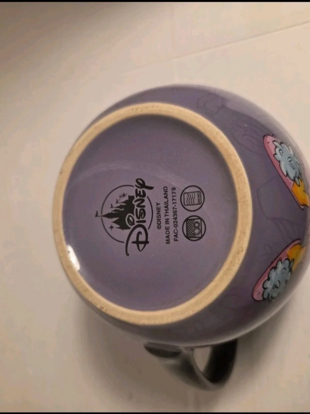 Daisy Duck Purple Ceramic Coffee Mug - Disney
